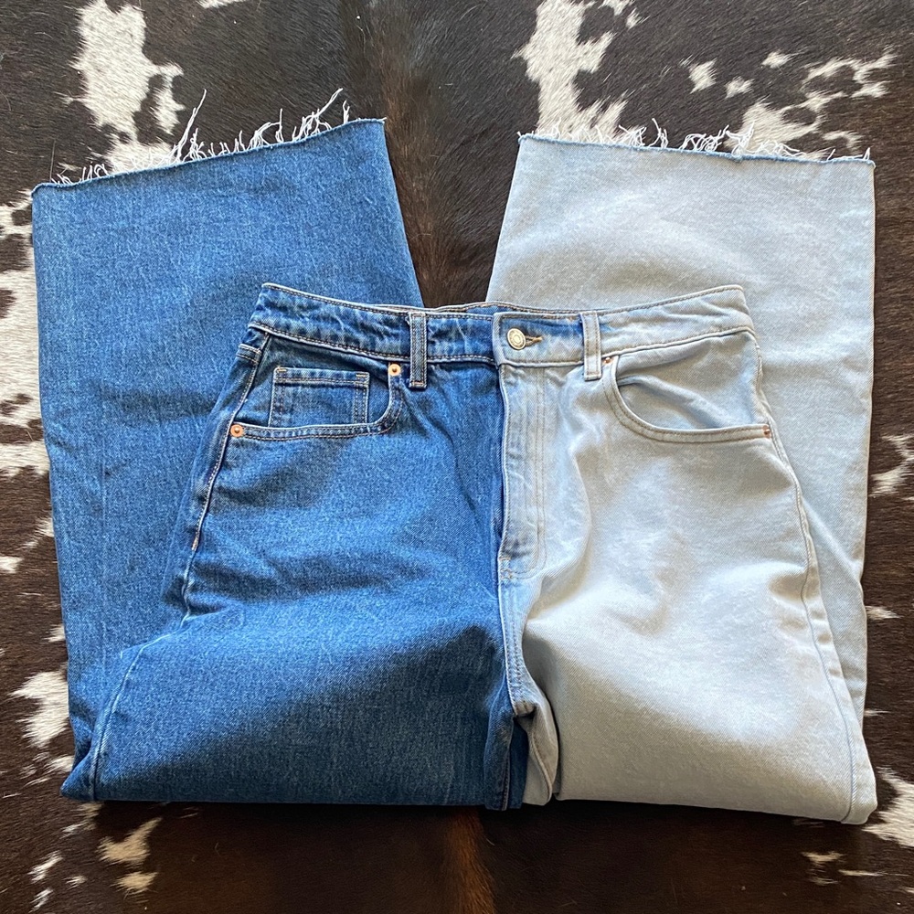 Wild Fable Two-Toned Straight Leg Jeans